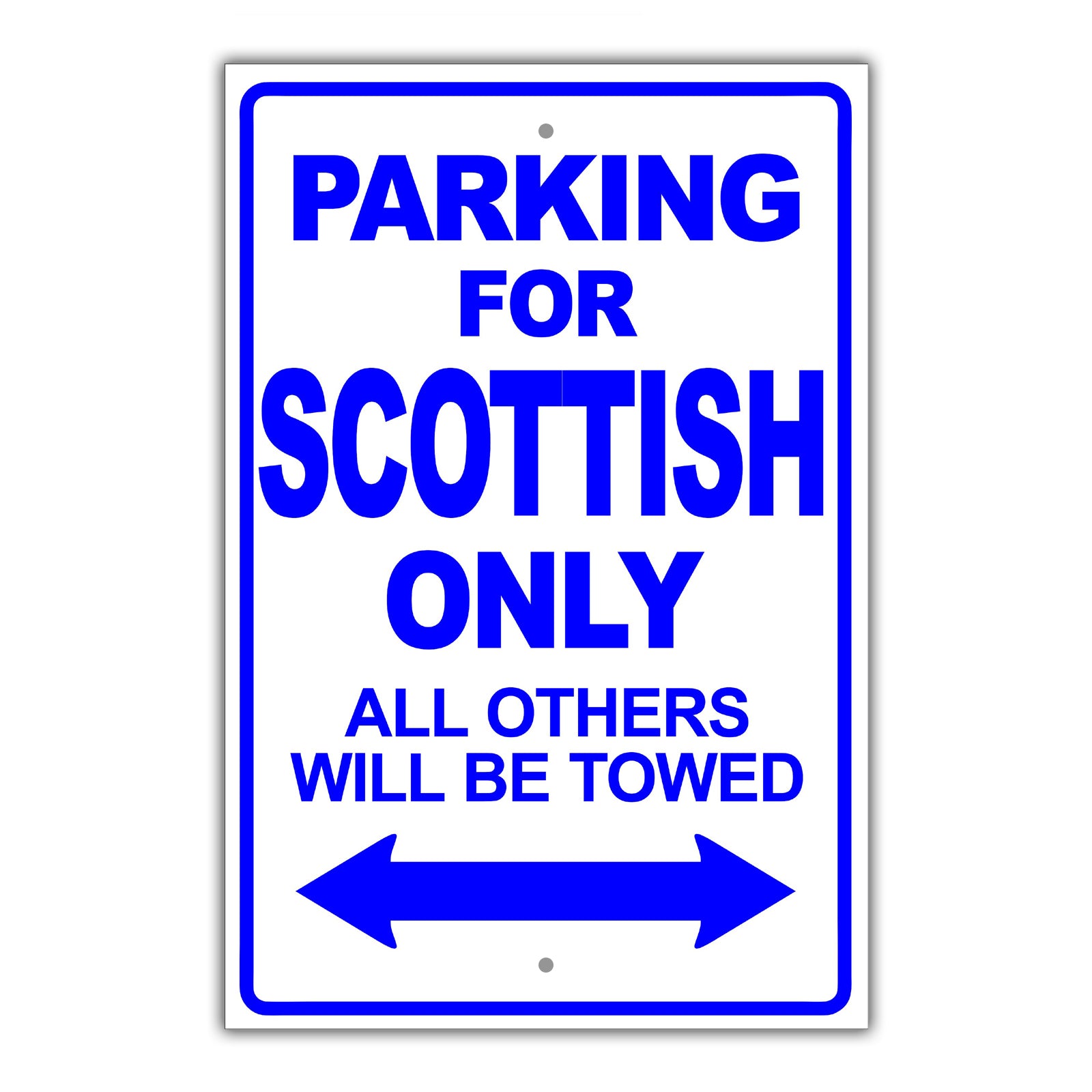 Parking For Aghan Only All Others Will Be Towed Country Citizens Car Parking Street Aluminum Metal Novelty Sign Plate