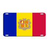 Andorra Country Flag License Novelty Plate Aluminum Metal Sign