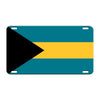 Bahamas Country Flag License Novelty Plate Aluminum Metal Sign