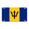 Barbados Country Flag License Novelty Plate Aluminum Metal Sign