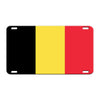 Belgium Country Flag License Novelty Plate Aluminum Metal Sign
