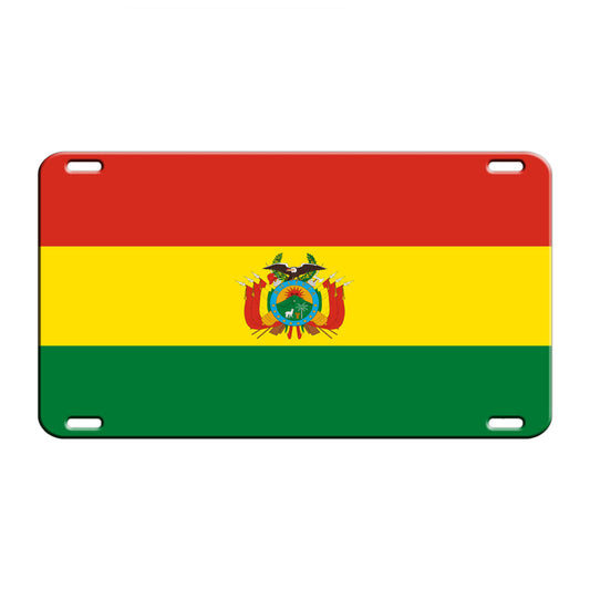 Bolivia Country Flag License Novelty Plate Aluminum Metal Sign