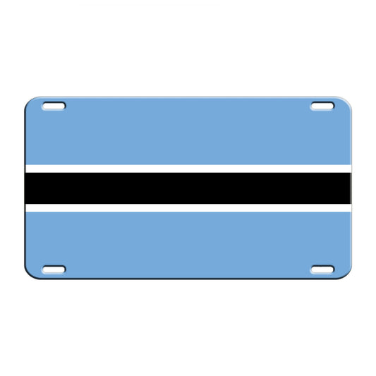 Botswana Country Flag License Novelty Plate Aluminum Metal Sign