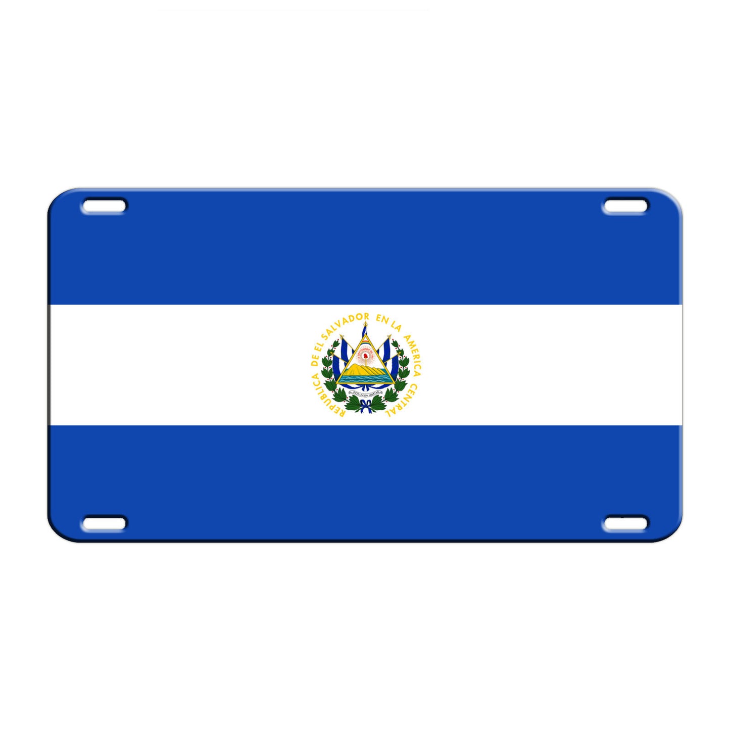 El Salvador Country Flag License Novelty Plate Aluminum Metal Sign