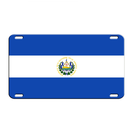 El Salvador Country Flag License Novelty Plate Aluminum Metal Sign
