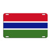 Gambia Country Flag License Novelty Plate Aluminum Metal Sign