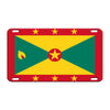 Grenada Country Flag License Novelty Plate Aluminum Metal Sign