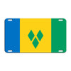 Grenadines Country Flag License Novelty Plate Aluminum Metal Sign