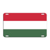 Hungary Country Flag License Novelty Plate Aluminum Metal Sign