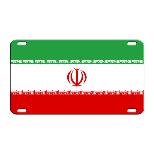 Iran Country Flag License Novelty Plate Aluminum Metal Sign