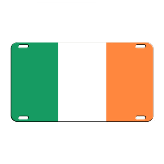 Ireland Country Flag License Novelty Plate Aluminum Metal Sign