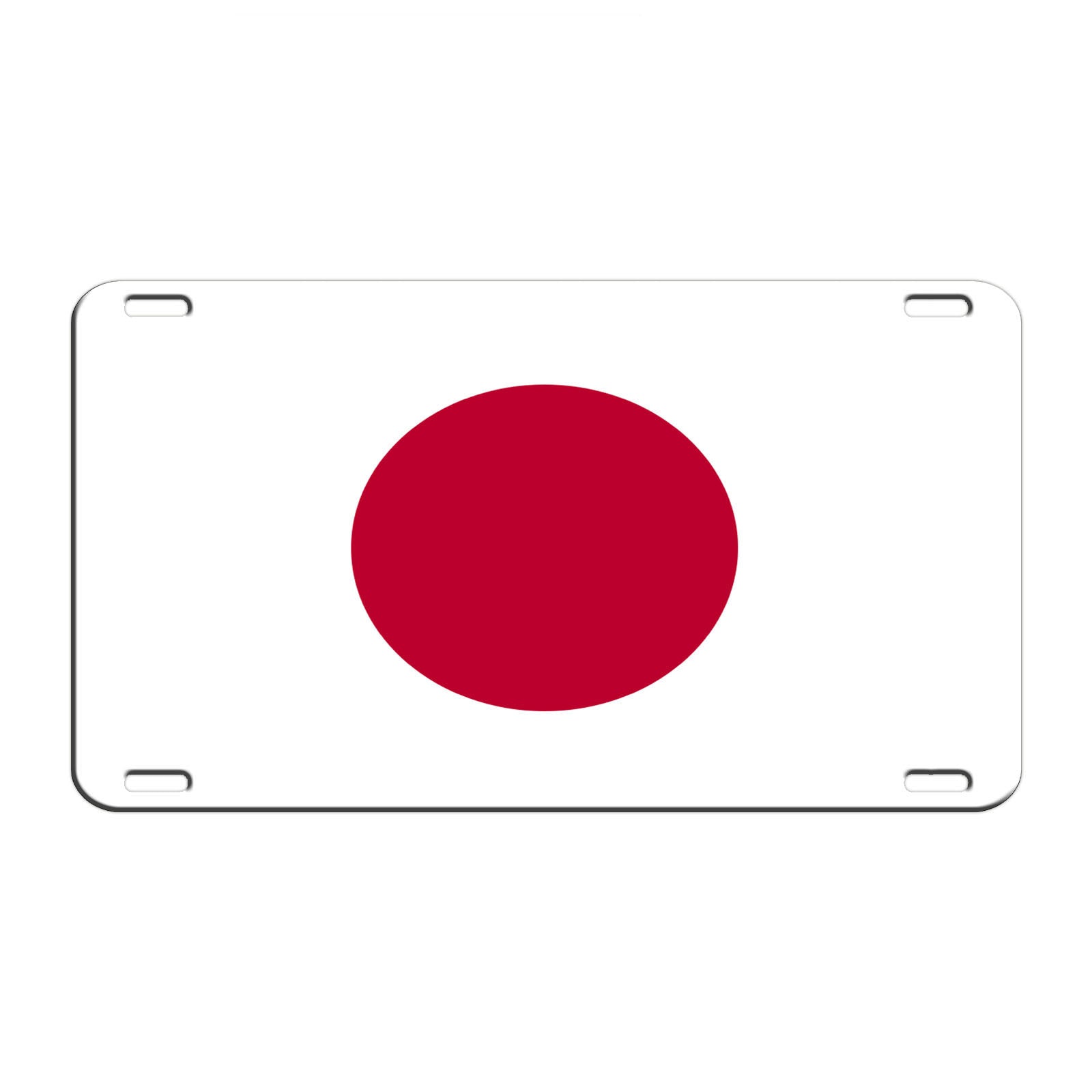 Japan Country Flag License Novelty Plate Aluminum Metal Sign