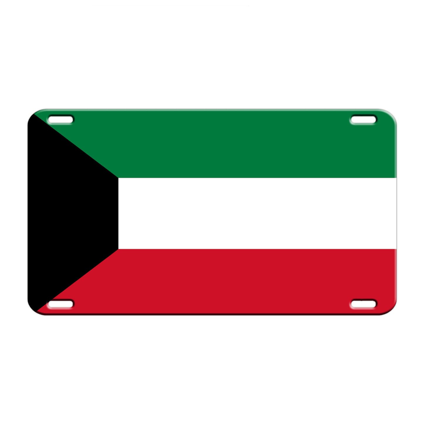 Kuwait Country Flag License Novelty Plate Aluminum Metal Sign