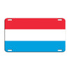 Luxembourg Country Flag License Novelty Plate Aluminum Metal Sign