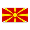 Macedonia Country Flag License Novelty Plate Aluminum Metal Sign