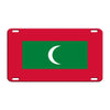 Maldives Country Flag License Novelty Plate Aluminum Metal Sign