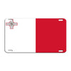 Malta Country Flag License Novelty Plate Aluminum Metal Sign