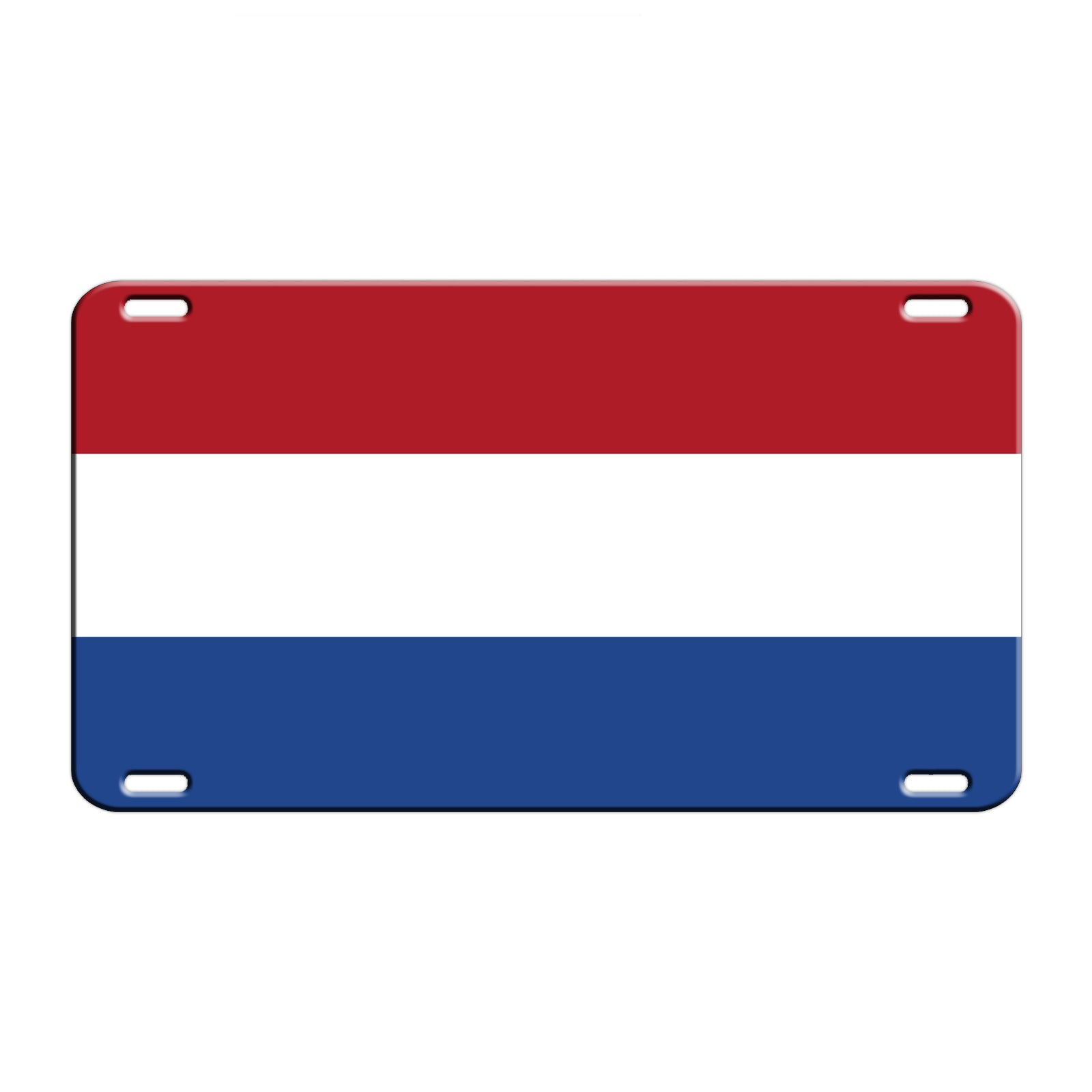 Netherlands Country Flag License Novelty Plate Aluminum Metal Sign