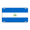 Nicaragua Country Flag License Novelty Plate Aluminum Metal Sign