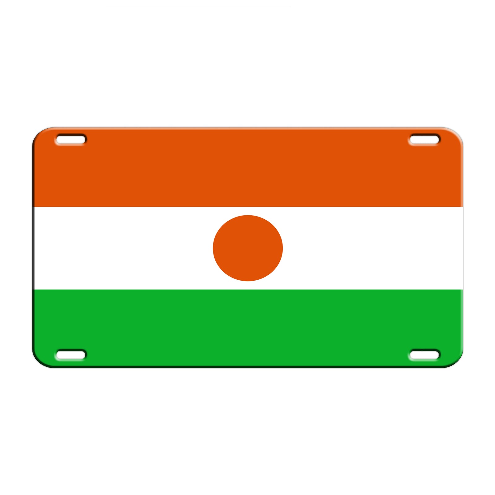 Niger Country Flag License Novelty Plate Aluminum Metal Sign