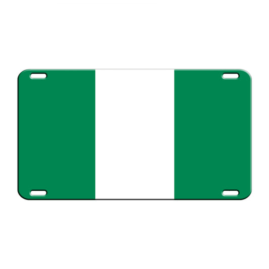 Nigeria Country Flag License Novelty Plate Aluminum Metal Sign