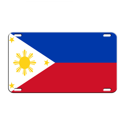 Philippines Country Flag License Novelty Plate Aluminum Metal Sign