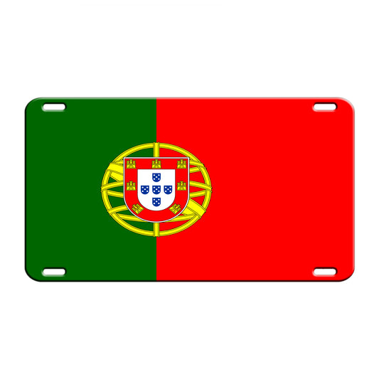 Portugal Country Flag License Novelty Plate Aluminum Metal Sign