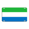 Sierra Leone Country Flag License Novelty Plate Aluminum Metal Sign