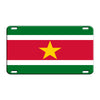 Suriname Country Flag License Novelty Plate Aluminum Metal Sign