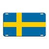 Sweden Country Flag License Novelty Plate Aluminum Metal Sign