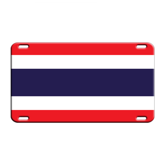 Thailand Country Flag License Novelty Plate Aluminum Metal Sign