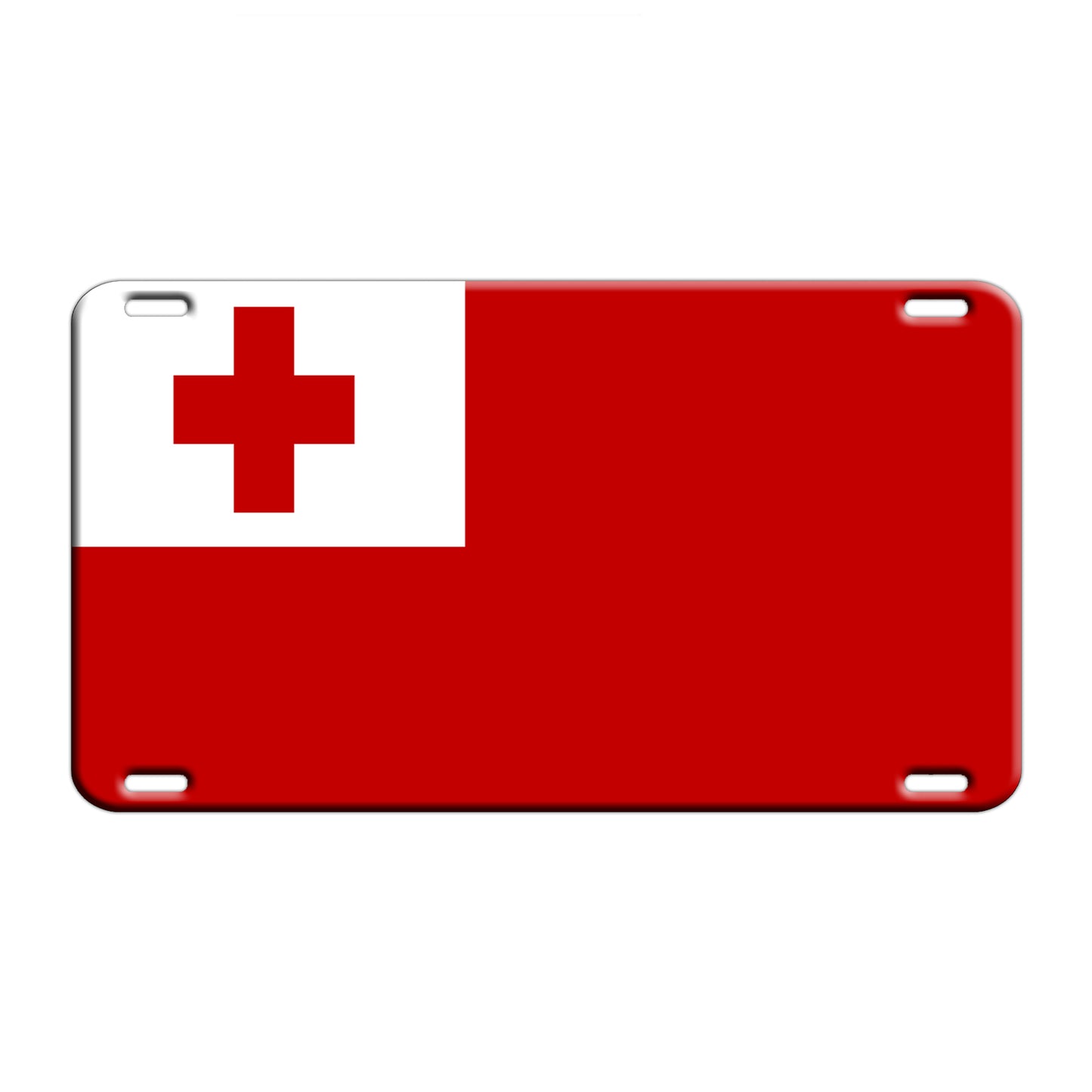 Tonga Country Flag License Novelty Plate Aluminum Metal Sign