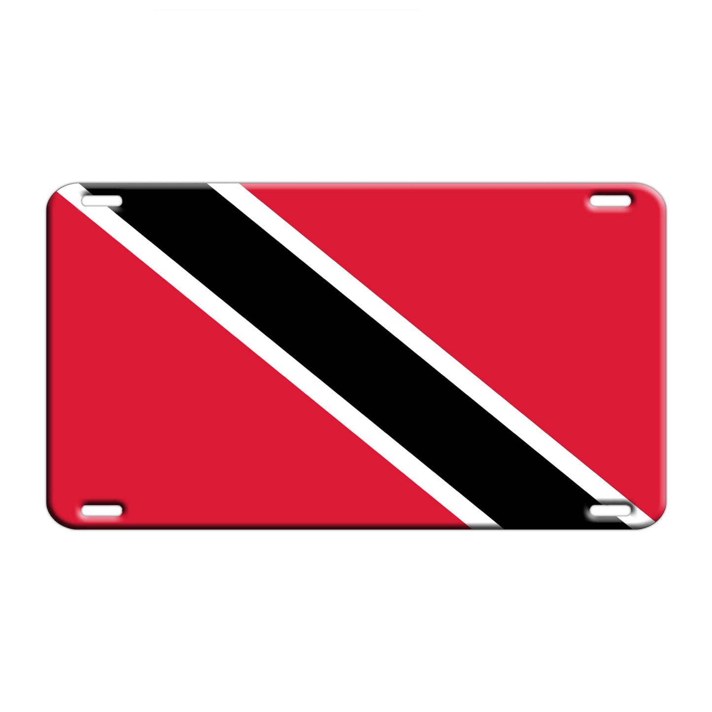 Trinidad Country Flag License Novelty Plate Aluminum Metal Sign