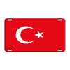 Turkey Country Flag License Novelty Plate Aluminum Metal Sign