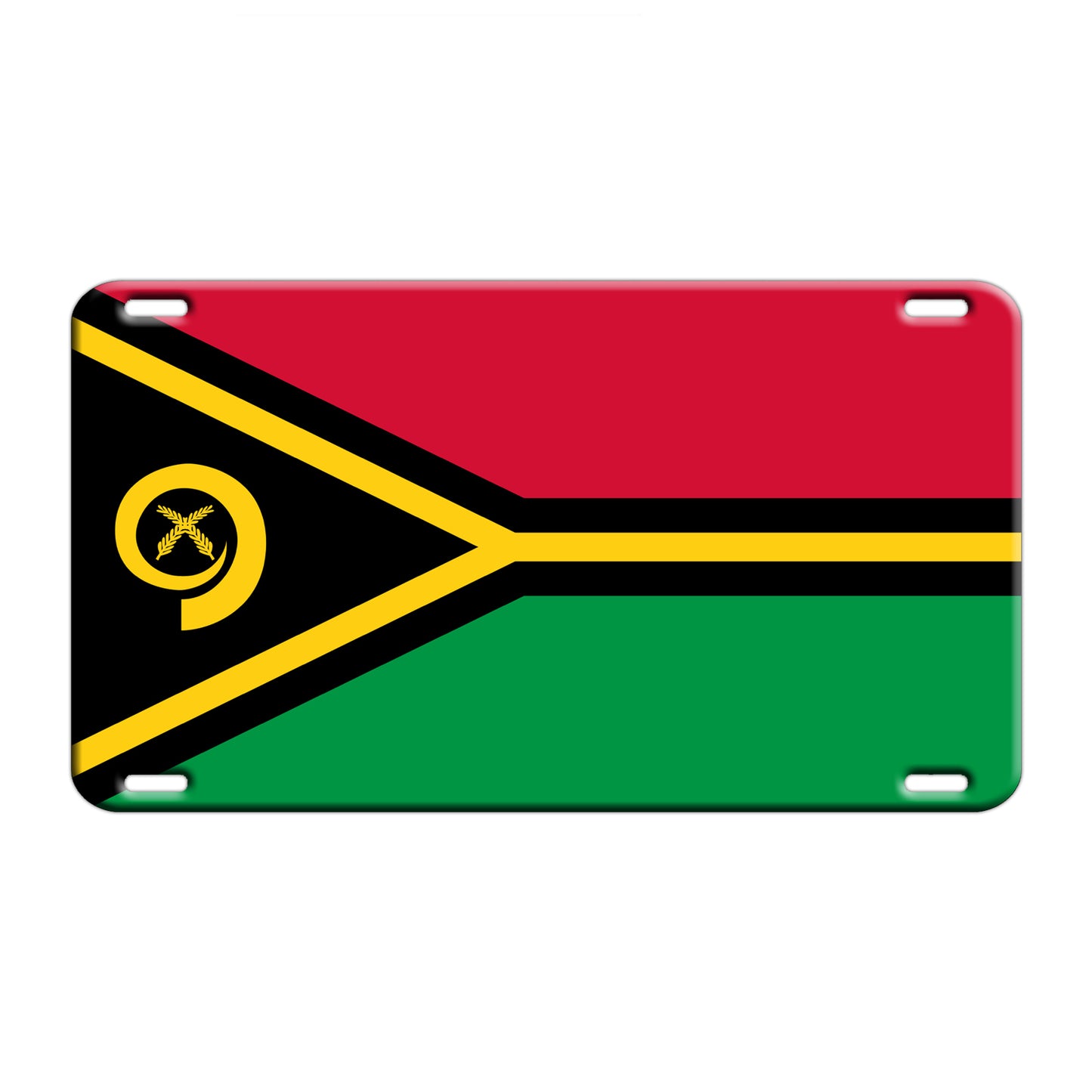 Vanuatu Country Flag License Novelty Plate Aluminum Metal Sign