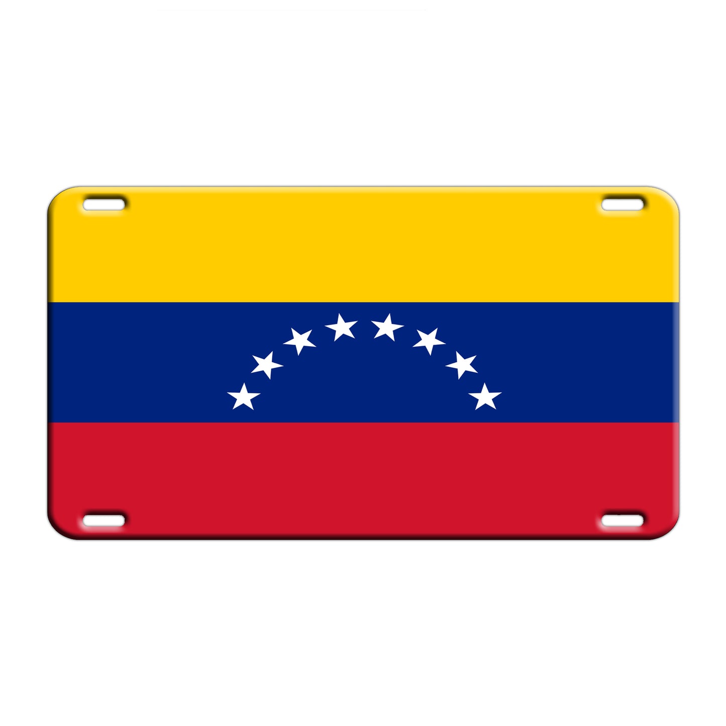 Venezuela Country Flag License Novelty Plate Aluminum Metal Sign