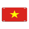 Vietnam Country Flag License Novelty Plate Aluminum Metal Sign