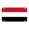 Yemen Country Flag License Novelty Plate Aluminum Metal Sign