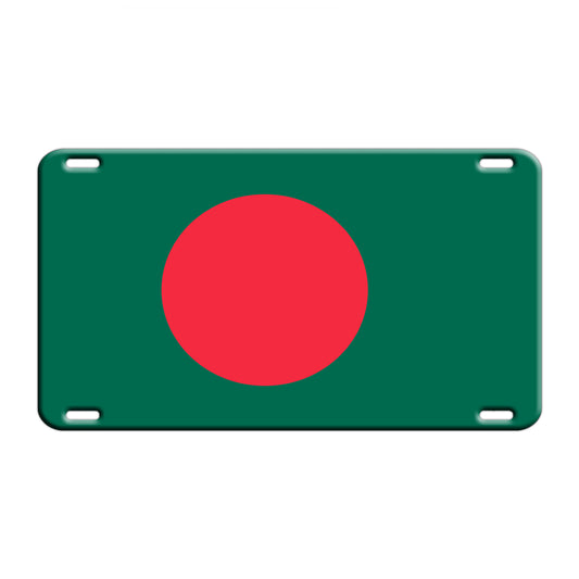 Bangladesh Country Flag License Novelty Plate Aluminum Metal Sign