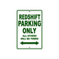 Redshift Parking Only All Others Will Be Towed Aluminum Decor Garage Sign