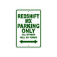 Redshift Mx Parking Only All Others Will Be Towed Aluminum Decor Garage Sign