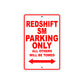 Redshift Sm Parking Only All Others Will Be Towed Aluminum Decor Garage Sign