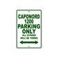 Caponord 1200 Parking Only All Others Will Be Towed Aluminum Decor Garage Sign