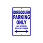 Dorsoduro Parking Only All Others Will Be Towed Aluminum Decor Garage Sign