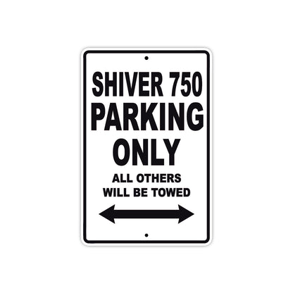 Shiver 750 Parking Only All Others Will Be Towed Aluminum Decor Garage Sign