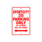 Sport City 250 Parking Only All Others Will Be Towed Aluminum Decor Garage Sign