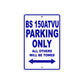 Bs 150 ATVU Parking Only All Others Will Be Towed Aluminum Decor Garage Sign