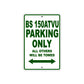 Bs 150 ATVU Parking Only All Others Will Be Towed Aluminum Decor Garage Sign