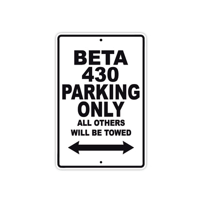 Beta 430 Parking Only All Others Will Be Towed Aluminum Decor Garage Sign