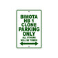 Bimota HB 1 Parking Only All Others Will Be Towed Aluminum Decor Garage Sign